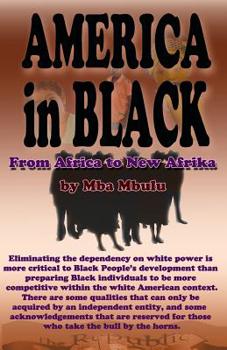 Paperback America in Black: From Africa to New Afrika Book