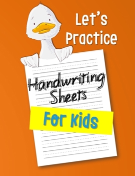 Paperback Let's Practice: Dotted MidLine Handwriting Sheets for Kids, Blank Lined Writing Notebook Book