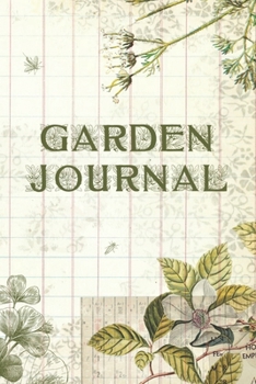 Garden Journal: A Notebook with Vintage Flower Illustrations