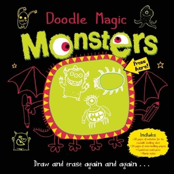 Spiral-bound Doodle Magic: Monsters Book