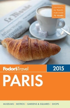 Paperback Fodor's Paris 2015 Book