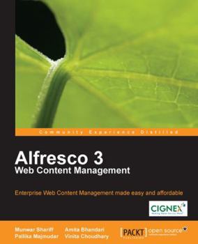 Paperback Alfresco 3 Web Content Management Book