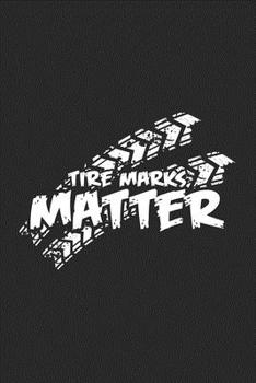 Tire marks matter: 6x9 Drifting | dotgrid | dot grid paper | notebook | notes