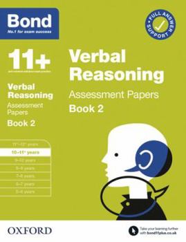 Paperback Bond 11+ Verbal Reasoning Assessment Papers 10-11 Years Book 2 (Bond: Assessment Papers) Book