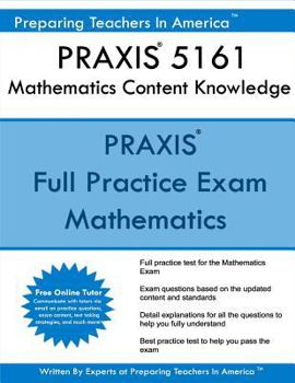 Paperback PRAXIS 5161 Mathematics Content Knowledge: PRAXIS II 5161 Math Exam Book
