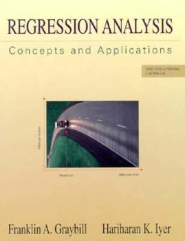 Hardcover Regression Analysis: Concepts and Applications Book