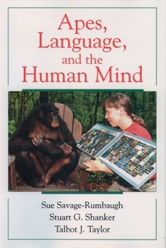 Hardcover Apes, Language, and the Human Mind Book
