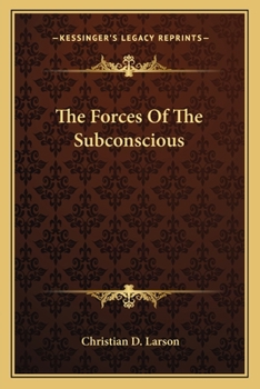 Paperback The Forces Of The Subconscious Book