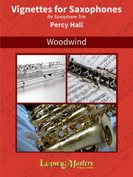 Paperback Vignettes for Saxophones: Conductor Score & Parts Book