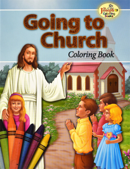 Paperback Going to Church Coloring Book