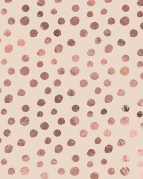 Paperback Rose Gold and Ivory Composition Notebook - Large Ruled Notebook - 8x10 Lined Notebook (Softcover Journal / Notebook / Diary) Book