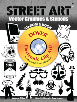 Paperback Street Art Vector Graphics & Stencils [With CDROM] Book