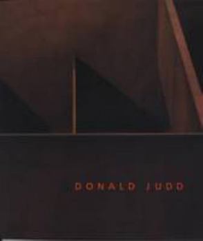 Paperback Donald Judd Book