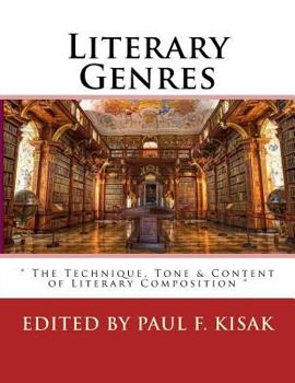 Paperback Literary Genres: " The Technique, Tone & Content of Literary Composition " Book