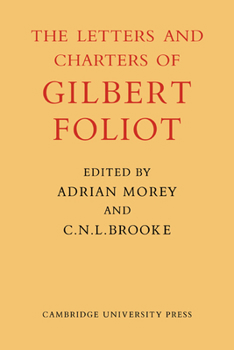 Paperback Gilbert Foliot and His Letters Book