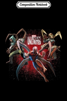 Composition Notebook: Marvel Spider-Man Unlimited Showdown Splat Graphic  Journal/Notebook Blank Lined Ruled 6x9 100 Pages