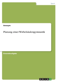 Paperback Planung einer Wirbelsäulengymnastik [German] Book