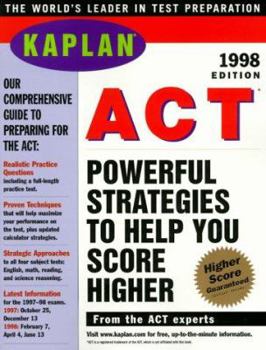 Paperback Kaplan ACT 1998 Book