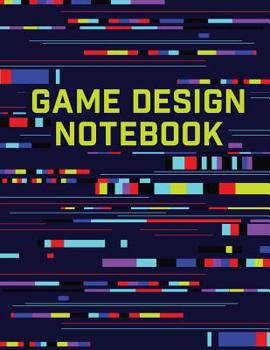 Paperback Game Design Notebook: Hexagon Isometric Graph Lined Book