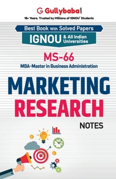 Paperback MS-66 Marketing Research Book