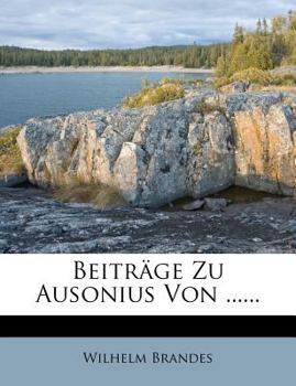 Paperback Beitrage Zu Ausonius Von ...... Book