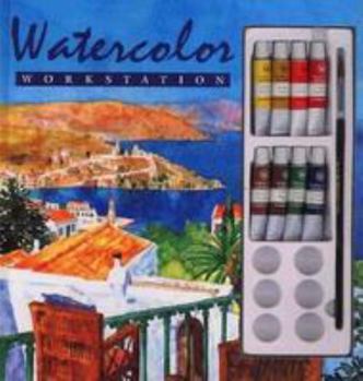 Mass Market Paperback Watercolor Workstation [With Paint, Pencils, Ruler, Brush] Book