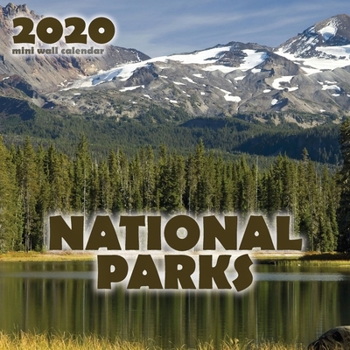 Paperback National Parks 2020 Mini Wall Calendar Book