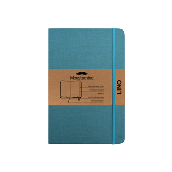 Hardcover Moustachine Classic Linen Hardcover Ocean Water Blue Blank Pocket Book