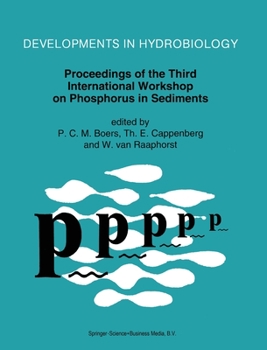 Hardcover Proceedings of the Third International Workshop on Phosphorus in Sediments Book