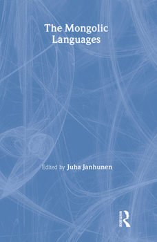 The Mongolic Languages - Book  of the Routledge Language Family