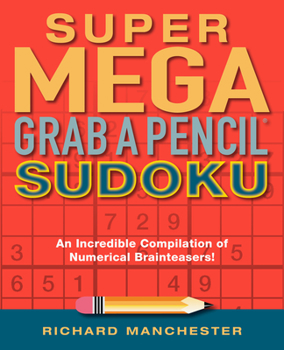 Paperback Super Mega Grab a Pencil Sudoku Book