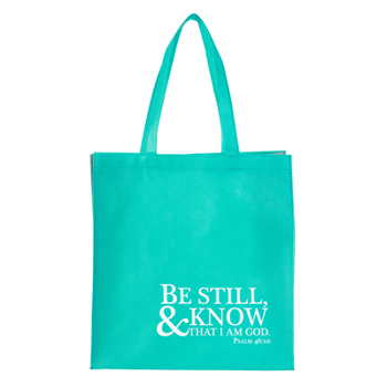 Unknown Binding Tote Bag Be Still and Know Turq Psa. 46:10 Book