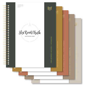 CSB She Reads Truth Spiral Bound Notetaking Bible, Five-Volume Set