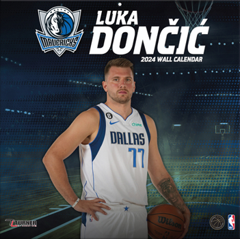 Calendar Dallas Mavericks Luka Doncic 2024 12x12 Player Wall Calendar Book