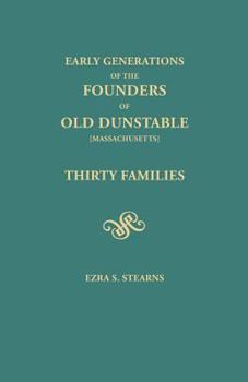 Paperback Early Generations of the Founders of Old Dunstable [Massachusetts] Book