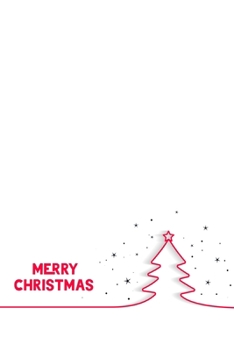 Paperback Merry Christmas: Blank Lined Journal Notebook - Minimal Christmas Cover, 6" x 9" (Volume 1) Book