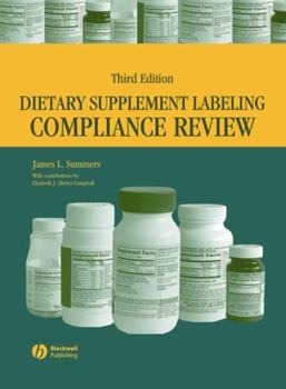 Paperback Dietary Supplement Labeling Compliance Review Book