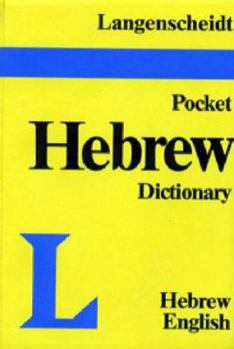 Langenscheidt's Pocket Hebrew Dictionary (To the Old Testament) - Book  of the Langenscheidt Pocket Dictionary