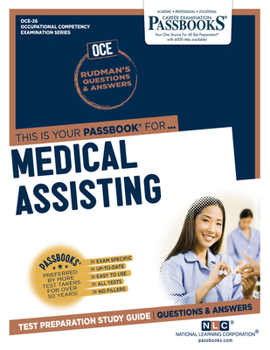 Paperback Medical Assisting (Oce-26): Passbooks Study Guide Volume 26 Book
