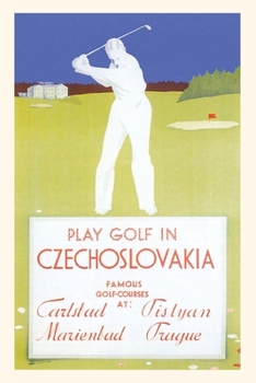 Paperback Vintage Journal Golfing in Czechoslovakia Book