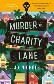 Hardcover Murder on Charity Lane: A Marigold Cottages Mystery Book