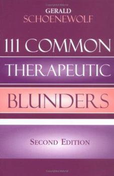Paperback 111 Common Therapeutic Blunders Book