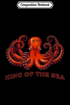 Composition Notebook: King Of The Sea Octopus Vintage Color  Journal/Notebook Blank Lined Ruled 6x9 100 Pages