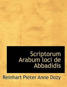 Paperback Scriptorum Arabum Loci de Abbadidis Book