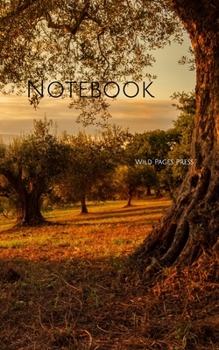 Paperback Notebook: olive plantation olives fruit trees plantations orchard tree oil Book