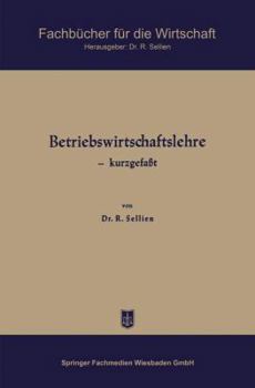 Paperback Betriebswirtschaftslehre -- Kurzgefaßt [German] Book