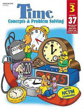 Paperback Time: Concepts & Problem Solving Grade 3 Book