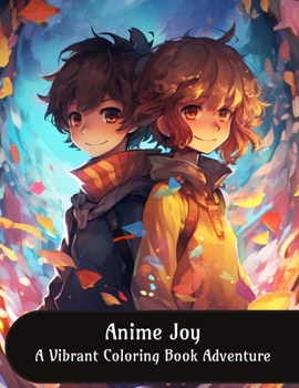 Paperback Anime Joy: A Vibrant Coloring Book Adventure Book