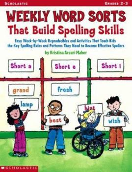 Paperback Weekly Word Sorts That Build Spelling Skills Book