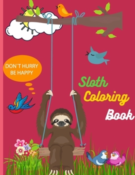 Paperback Sloth Coloring Book